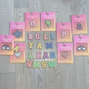 💗💚💙 Stoney Clover Target Initial Letter Patch D P B G L I E A M W R S V T